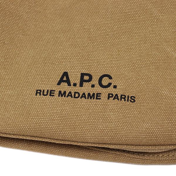 26SSモデル アーペーセー A.P.C. メンズ JOURNAL コットンキャンバス ミディアムバッグ【CAG BEIGE】 M61939 PSAME CAG/【2026SS】m-bag_11