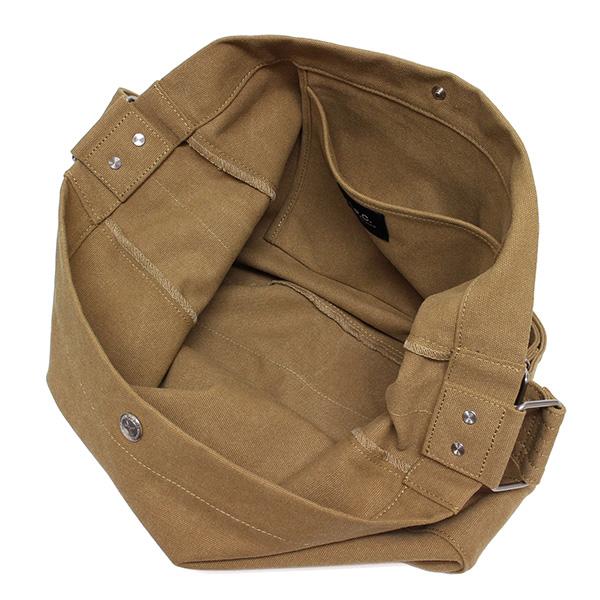 26SSモデル アーペーセー A.P.C. メンズ JOURNAL コットンキャンバス ミディアムバッグ【CAG BEIGE】 M61939 PSAME CAG/【2026SS】m-bag_8