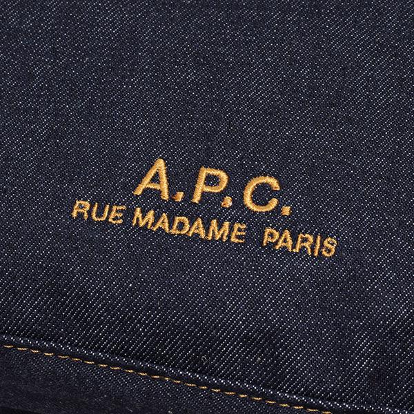 26SSモデル アーペーセー A.P.C. メンズ JOURNAL デニム スモールバッグ【IAI INDIGO】 M67010 COHIZ IAI/【2026SS】m-bag_11
