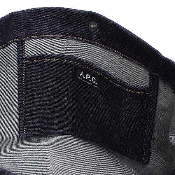 26SSモデル アーペーセー A.P.C. メンズ JOURNAL デニム スモールバッグ【IAI INDIGO】 M67010 COHIZ IAI/【2026SS】m-bag_9