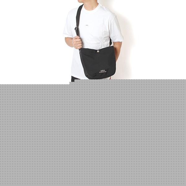 26SSモデル アーペーセー A.P.C. メンズ JOURNAL ナイロン スモールバッグ【LZZ NOIR/BLACK】 M67010 PSAKR LZZ/【2026SS】m-bagの画像
