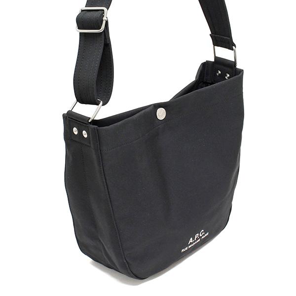 26SSモデル アーペーセー A.P.C. メンズ JOURNAL ナイロン スモールバッグ【LZZ NOIR/BLACK】 M67010 PSAKR LZZ/【2026SS】m-bagの画像