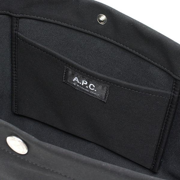 26SSモデル アーペーセー A.P.C. メンズ JOURNAL ナイロン スモールバッグ【LZZ NOIR/BLACK】 M67010 PSAKR LZZ/【2026SS】m-bagの画像