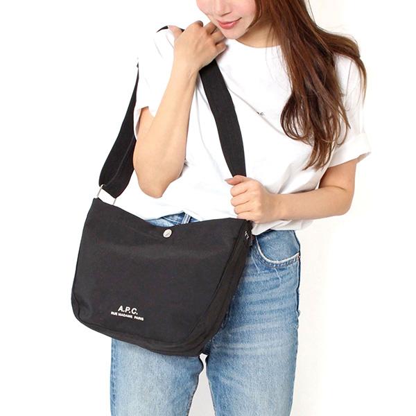 26SSモデル アーペーセー A.P.C. レディース JOURNAL ナイロン スモールバッグ【LZZ NOIR/BLACK】 M67010 PSAKR LZZ/【2026SS】l-bagの画像
