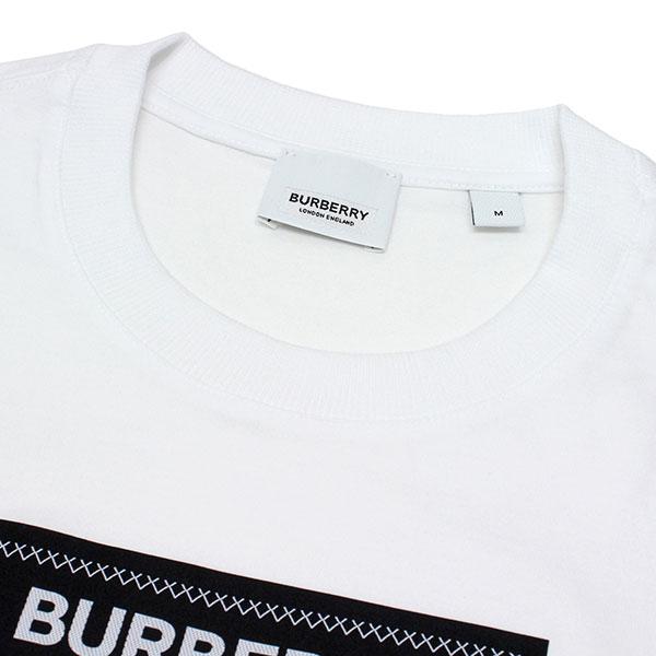 バーバリー BURBERRY  ROUNDWOOD EKDアップリケ オーバーサイズTシャツ【WHITE】 8064397  WHITE/【2023SS】m-topsの画像