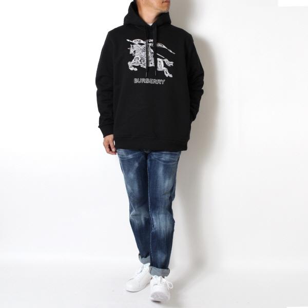 BURBERRY（バーバリー） BURBERRY DRAKE プルオーバーパーカー【BLACK