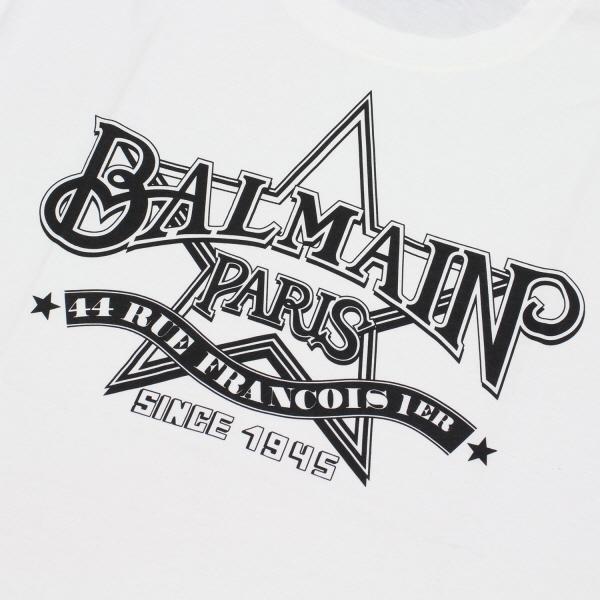 BALMAIN バルマン メンズ スターTシャツ【ホワイト