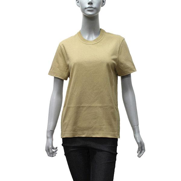 ボッテガ・ヴェネタ BOTTEGA VENETA  レディース ワンポイントロゴ刺しゅう Tシャツ【ベージュ】 649060 VF1U0 9640/【2023SS】l-tops｜drawers｜02