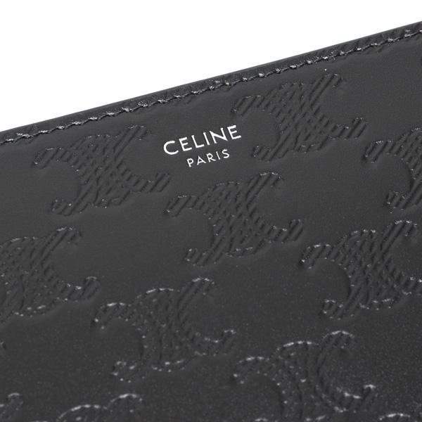 CELINE 24AWモデル セリーヌ トリオンフ エンボス加工 ラウンド CELINE 24AWモデル セリーヌ トリオンフ エンボス加工 ラウンド