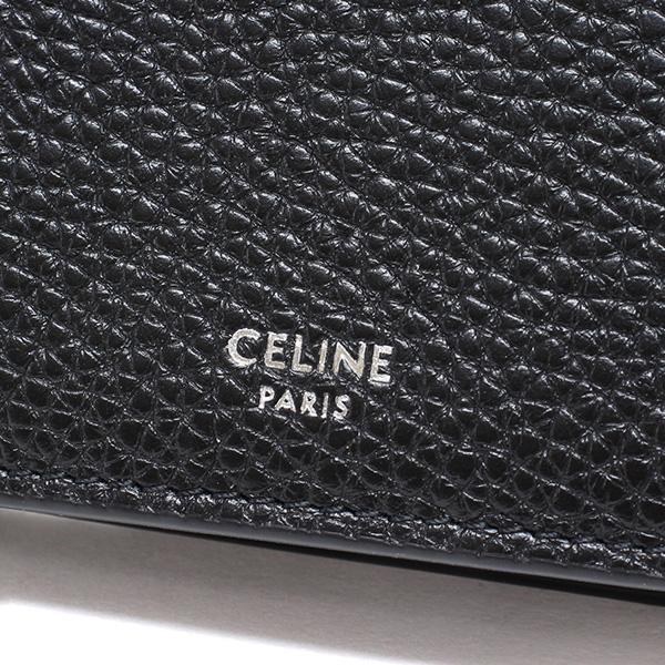 26SSモデル セリーヌ CELINE 二つ折り財布 バイフォールドウォレット【ブラック】 10C873GTZ 38SI/【2026SS】m-walletの画像