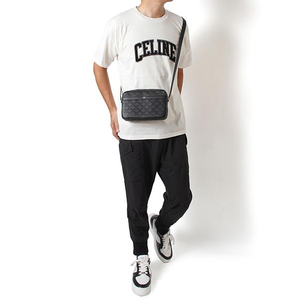 CELINE トリオンフ メッセンジャーバッグ CELINE(セリーヌ) トリオンフ エンボスミディアム