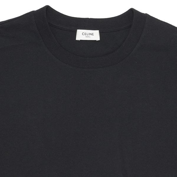 26SSモデル セリーヌ CELINE ロゴ+トリオンフプリント Tシャツ【ブラック】 RX0HV1242 GDU0/【2026SS】m-topsの画像