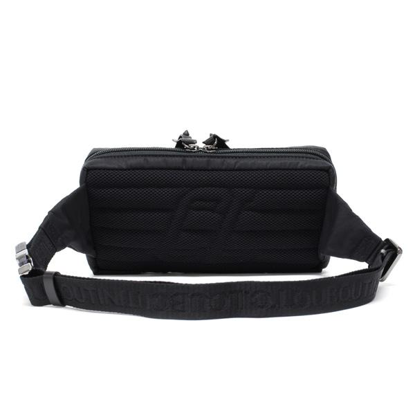 Christian Louboutin XTIAN ボディバッグ 黒 Christian Louboutin XTIAN ボディバッグ 黒 メンズ クロス