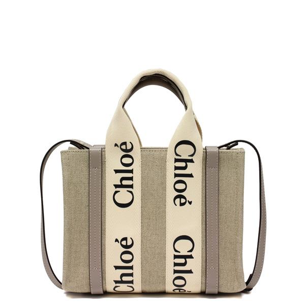 chloe woody スモールサイズ　グレー クロエ Chloe Chloe ショルダーバッグ WOODY MINI ウッディ ミニ