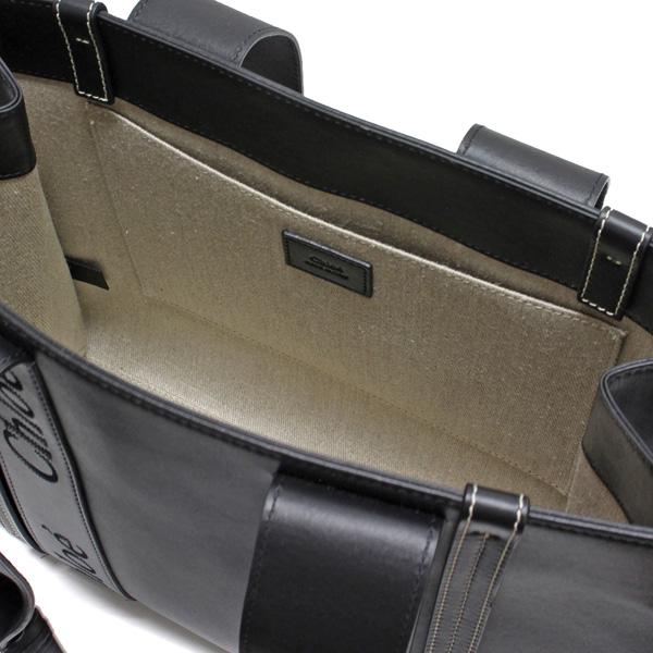 Chloe（クロエ） WOODY ミディアム トートバッグ【001 BLACK