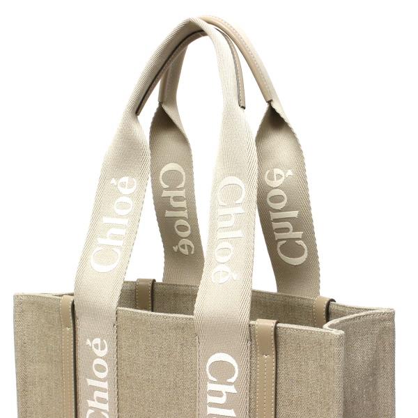 Chloe 25SS新色 クロエ WOODY ミディアム 刺しゅうロゴ トート Chloe 25SS新色 クロエ WOODY ミディアム 刺しゅうロゴ トート