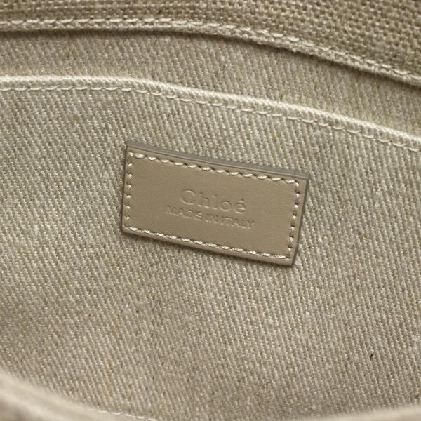 Chloe 25SS新色 クロエ WOODY スモール 刺しゅうロゴ トート