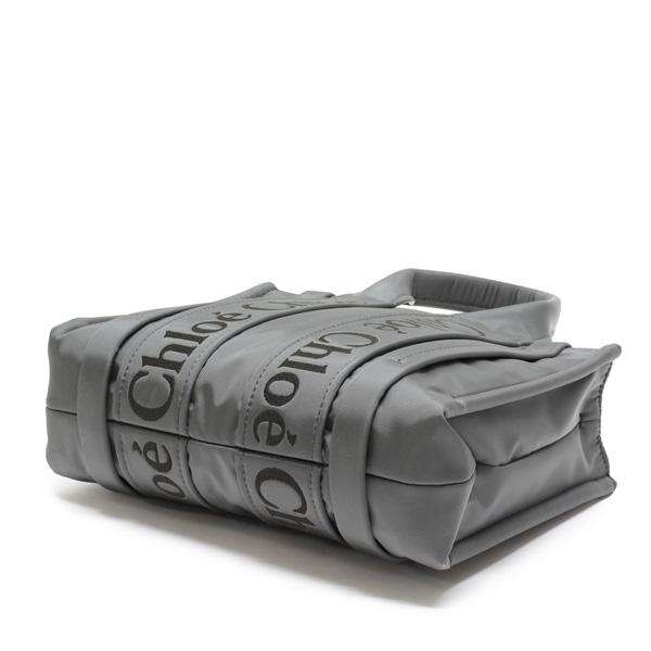 Chloe（クロエ） WOODY スモール トートバッグ【066 ELEPANT GREY
