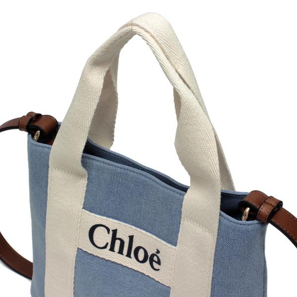 Chloe 24SSモデル クロエ コットンデニム ショルダーバッグ Chloe 24SSモデル クロエ コットンデニム ショルダーバッグ