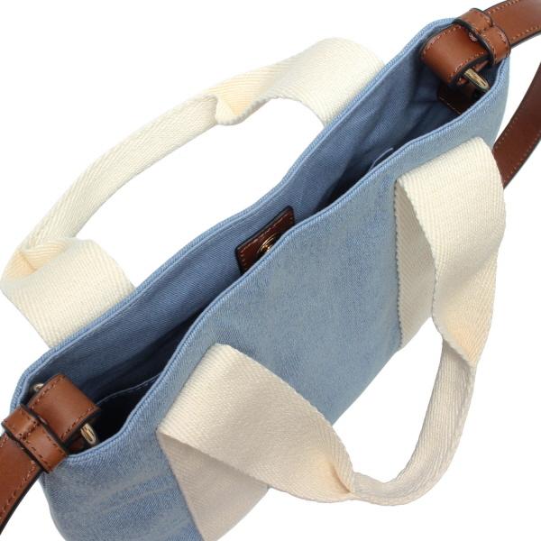 Chloe 24SSモデル クロエ コットンデニム ショルダーバッグ Chloe 24SSモデル クロエ コットンデニム ショルダーバッグ