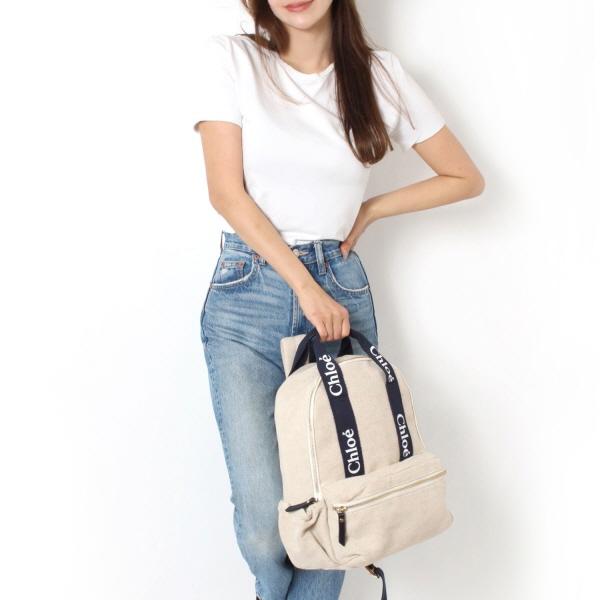 バッグ clowGUCCI Chloe 25SSモデル クロエ シグネチャーロゴ バックパック CHLOE