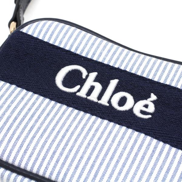 Chloe（クロエ） 25SSモデル ロゴストライプ ショルダーバッグ CHLOE