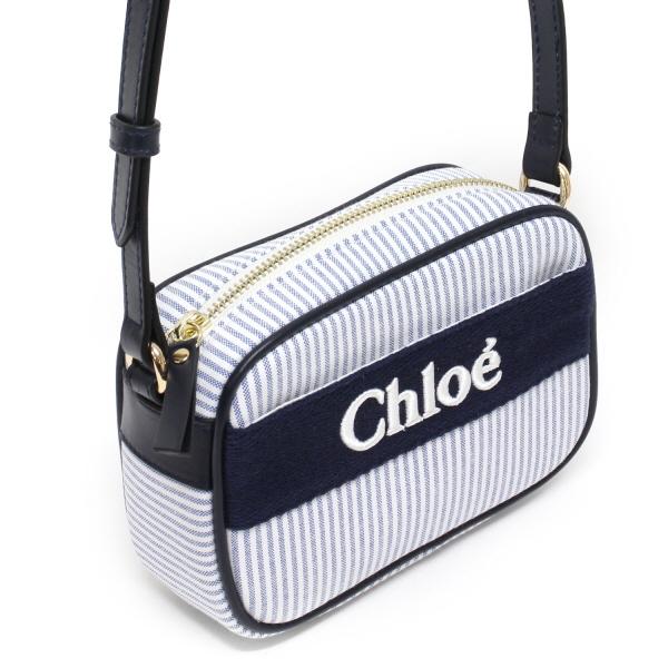 Chloe（クロエ） 25SSモデル ロゴストライプ ショルダーバッグ CHLOE