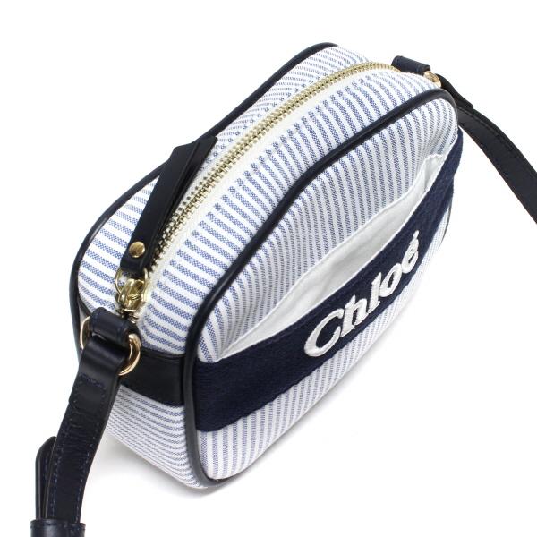 Chloe（クロエ） 25SSモデル ロゴストライプ ショルダーバッグ CHLOE