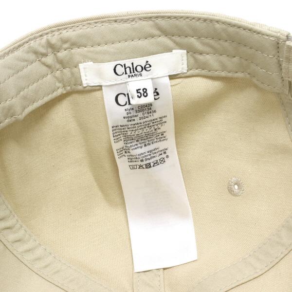 Chloe（クロエ） 25SSモデル エンボスロゴ刺しゅう ベースボール