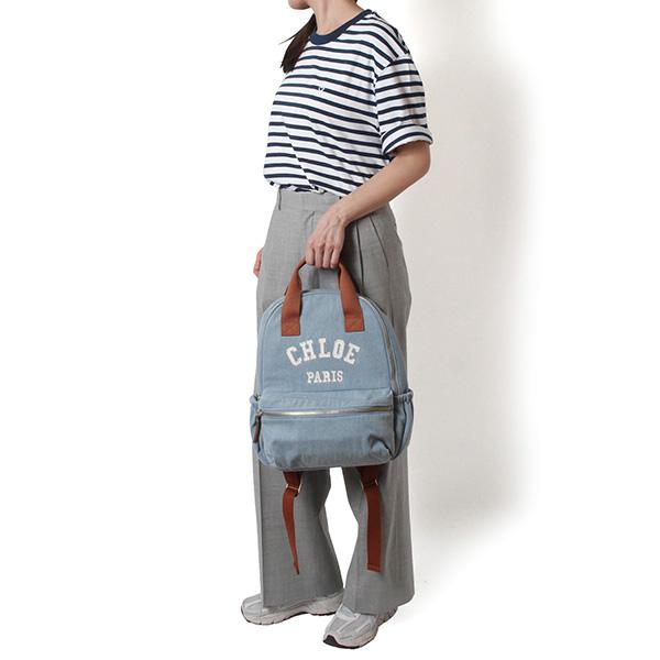 Chloeクロエ　デニムバック　ボストンバッグ Chloe（クロエ） 26SSモデル クロエキッズ Chloe Kids デニム バック