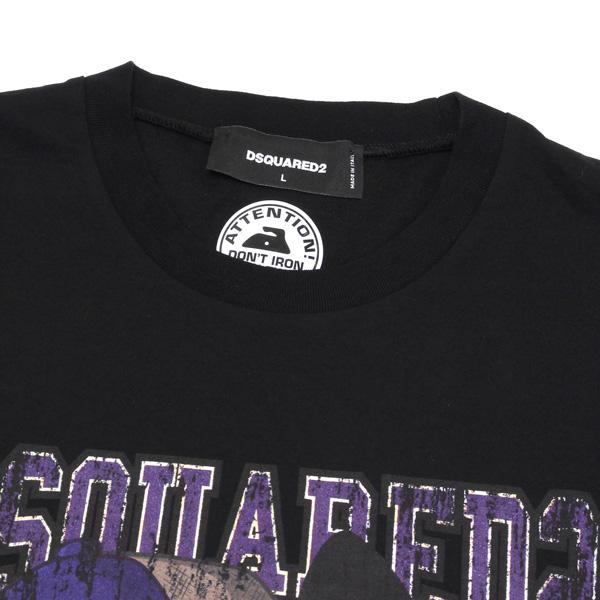 DSQUARED2 ディースクエアード バスケットチロプリント Tシャツ