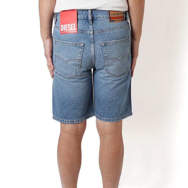 25SSモデル ディーゼル DIESEL ショートデニムパンツ REGULAR SHORT【ブルー】 A06430 0DQAF 01/【2025SS】m-bottoms_2