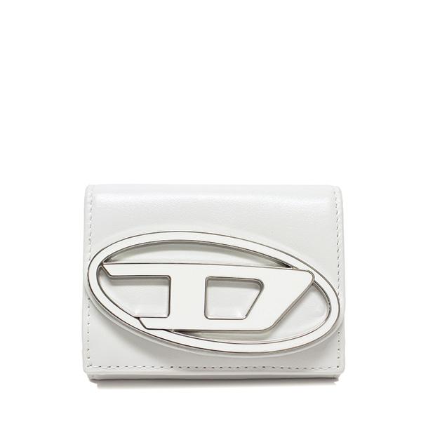 美品 DIESEL ディーゼル ホワイト 三つ折り財布 DIESEL（ディーゼル） 25AWモデル 三つ折り財布 1DR-TRI-FOLD-COIN-XS
