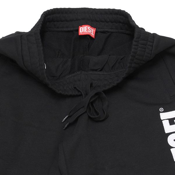 26SSモデル ディーゼル DIESEL パーカー+ショートパンツ セットアップ 上下セット S BOXT ZIP HOOD DIV + P CROW DIV【ブラック】 A20022+A20027 0GEAD 9XXの画像