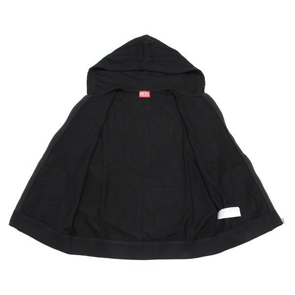 26SSモデル ディーゼル DIESEL パーカー+ショートパンツ セットアップ 上下セット S BOXT ZIP HOOD DIV + P CROW DIV【ブラック】 A20022+A20027 0GEAD 9XXの画像