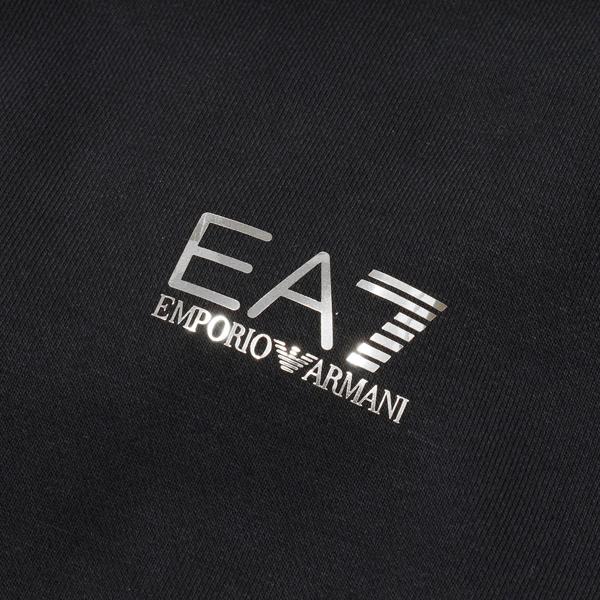 エンポリオアルマーニ EMPORIO ARMANI  EA7 スリーブロゴ ジップアップパーカー【ブラック+シルバーロゴ】 6RPM24 PJHLZ 1200/【2023-24AW】m-tops｜drawers｜11