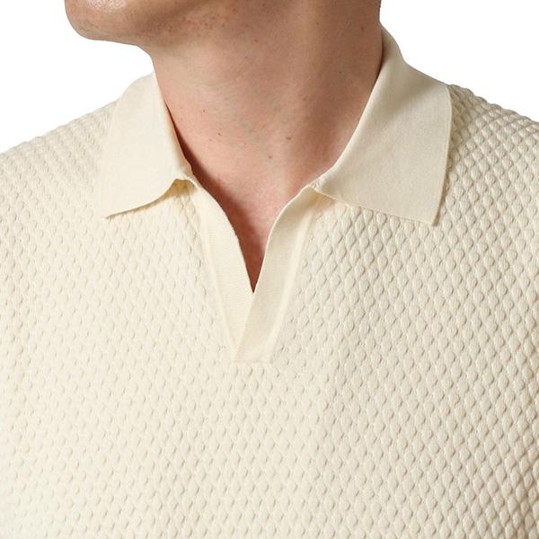 Gran Sasso（グランサッソ） 26SSモデル コットン スキッパーニット