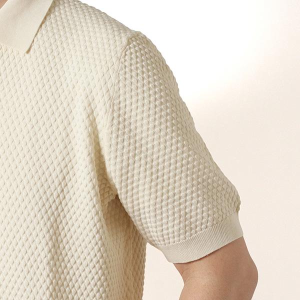 Gran Sasso（グランサッソ） 26SSモデル コットン スキッパーニット