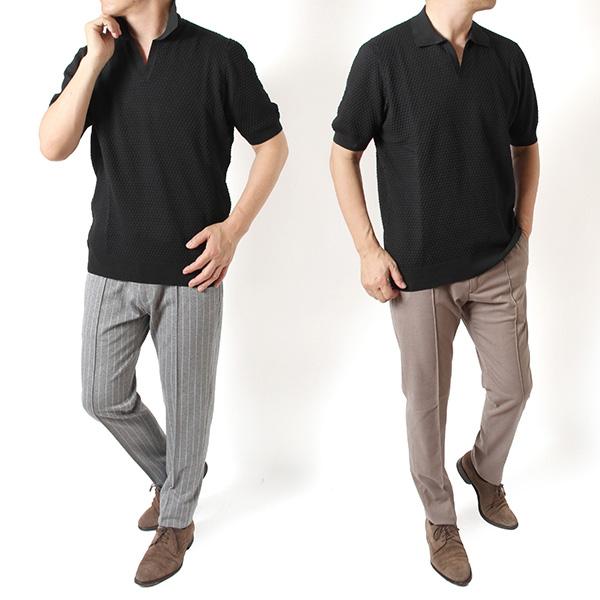 Gran Sasso（グランサッソ） 26SSモデル コットン スキッパーニット