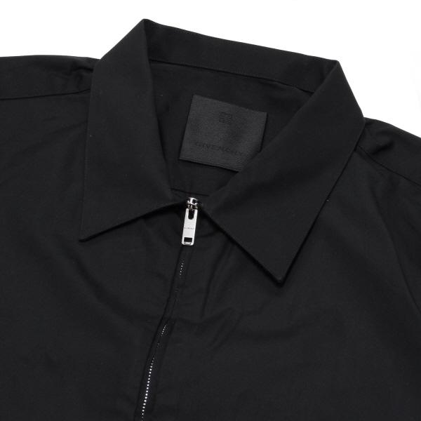 GIVENCHY ジバンシィ ブランドロゴ ジップアップシャツ BOXY FIT GIVENCHY ジバンシィ ブランドロゴ ジップアップシャツ BOXY FIT