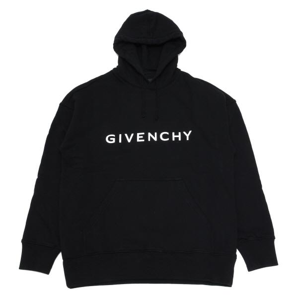 ジバンシィ GIVENCHY  ブランドロゴ スリムフィット フーディー プルオーバー【BLACK】 BMJ0HC3YAC  001/【2023SS】m-tops｜drawers｜05