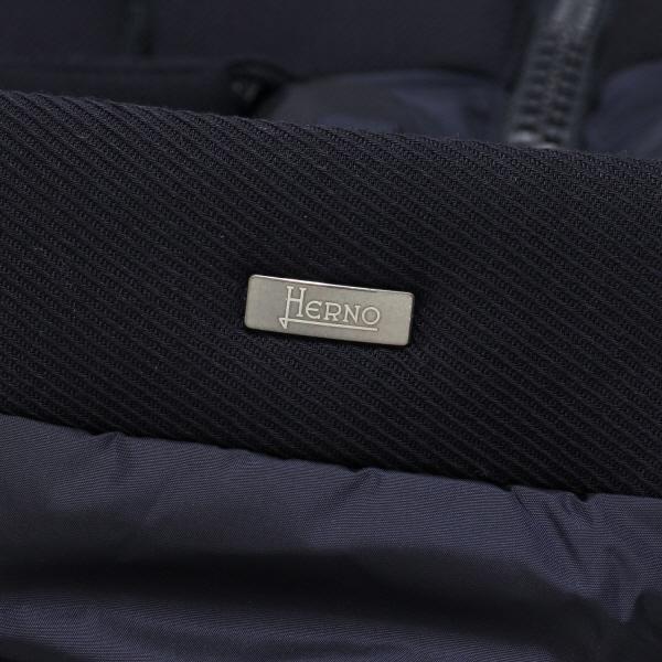 HERNO ヘルノ メンズ 切り替えポーラテック ダウンコート