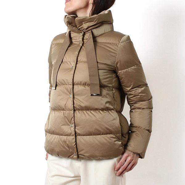 ヘルノ ショートダウンジャケット ポーラテック ベージュ サイズ40 si7 美品 ヘルノ HERNO ポーラテック ショートダウン アレンデール