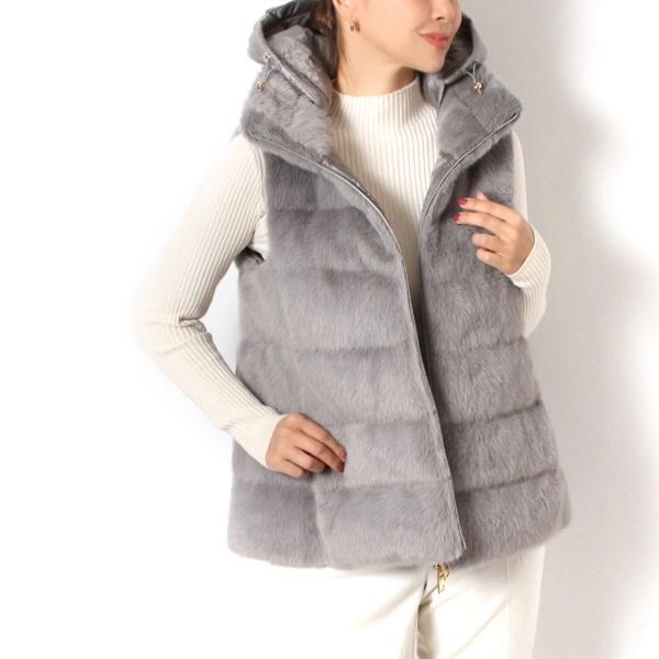 HERNO 24AWモデル ヘルノ レディース フェイクファー ダウン HERNO 24AWモデル ヘルノ レディース フェイクファー ダウン