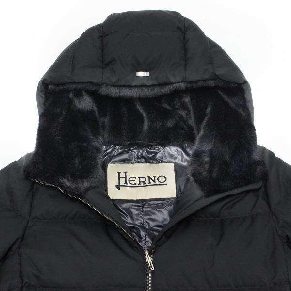 HERNO 24AWモデル ヘルノ レディース フェイクファーフード