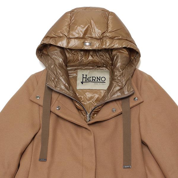 HERNO（ヘルノ） 25AWモデル レディース ウール切替 ダウンコート