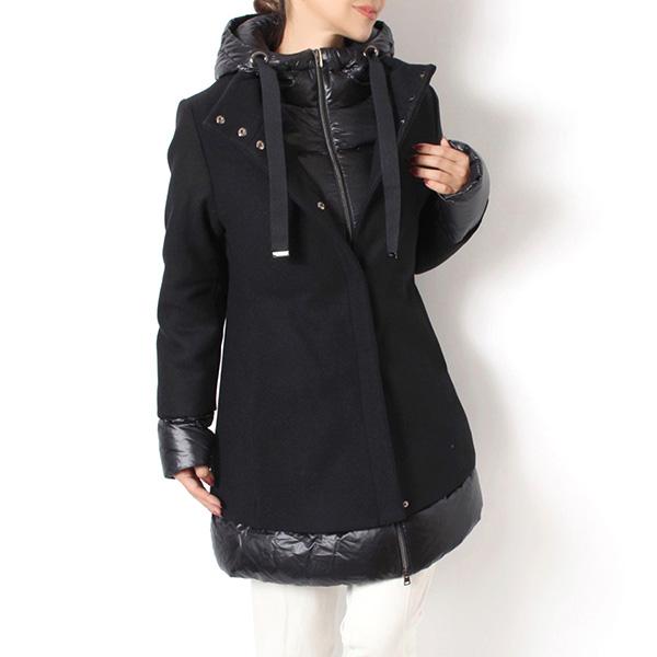 HERNO（ヘルノ） 25AWモデル レディース ウール切替 ダウンコート