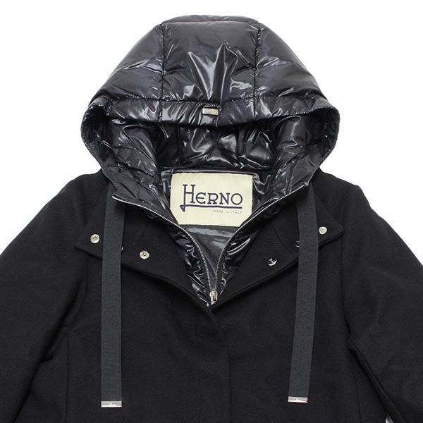 HERNO（ヘルノ） 25AWモデル レディース ウール切替 ダウンコート
