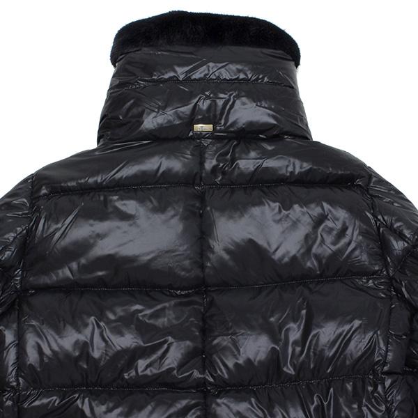 Herno ブラック ダウンジャケット ファー付き herno-018_01.jpg