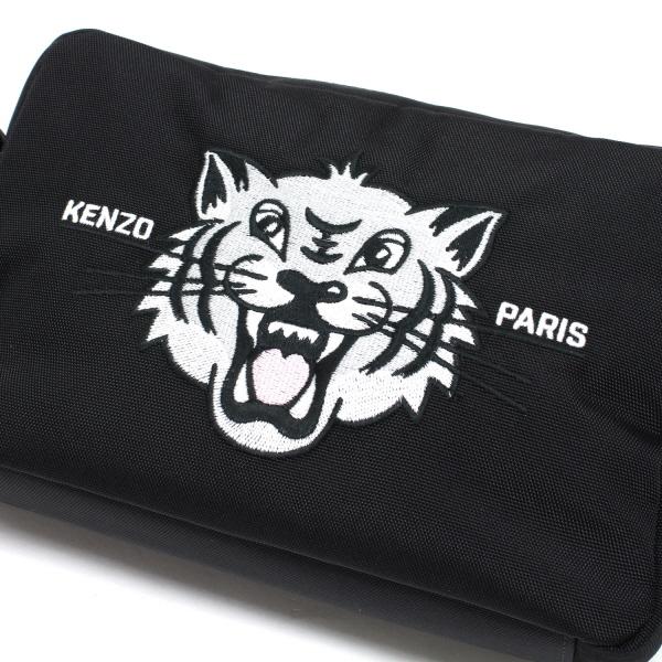 【美品】KENZO ボディバッグ ブラック KENZO 25SSモデル ケンゾー レディース VERCITY クロスボディ